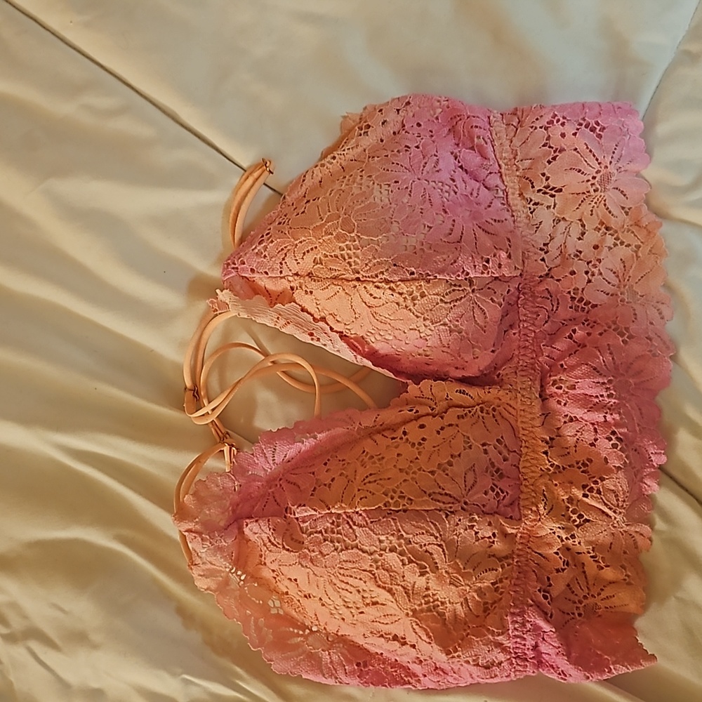 Set of 2 PINK bralettes - Picture 6 of 9